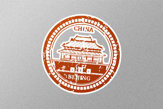 Wholesale China Beijing Travel Stamp Sticker