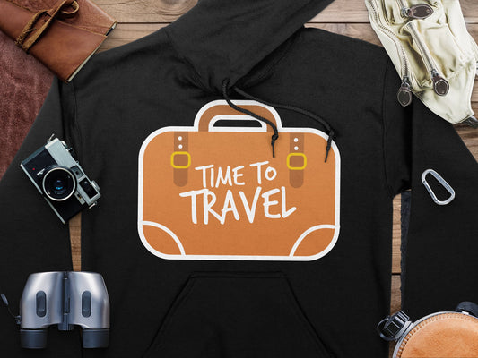 Time To Travel Travel Hoodie