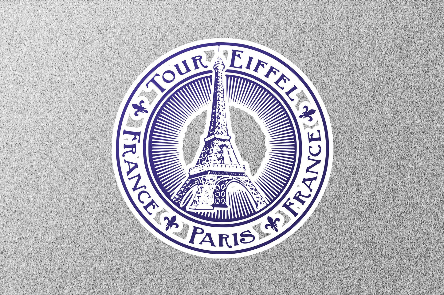 Wholesale Eiffel Tower Paris France Travel Stamp Sticker