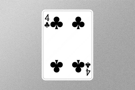 Wholesale 4 Of Clubs Cards Sticker