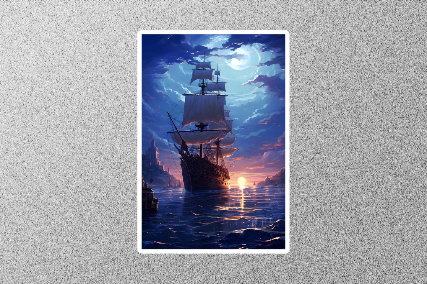 Wholesale Ghost Ship Travel Sticker