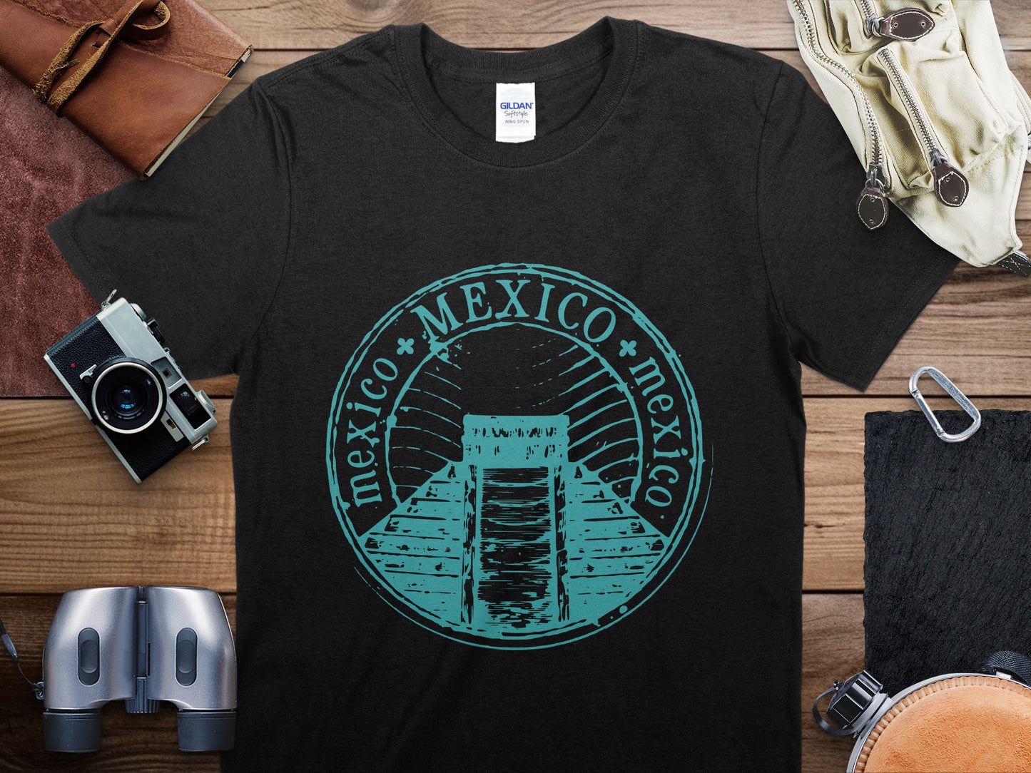 Mexico Stamp Travel T-Shirt, Mexico Travel Shirt