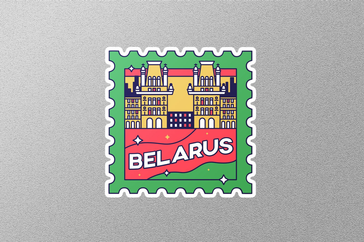 Wholesale Belarus Travel Sticker