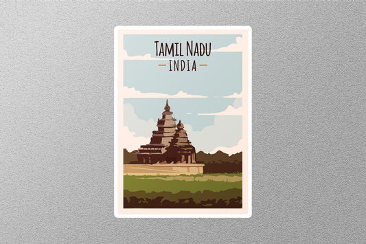 Wholesale Vintage Tamil Nadu India Travel Stickers