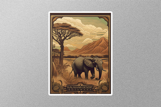 Wholesale Vintage Botswana Travel Stickers