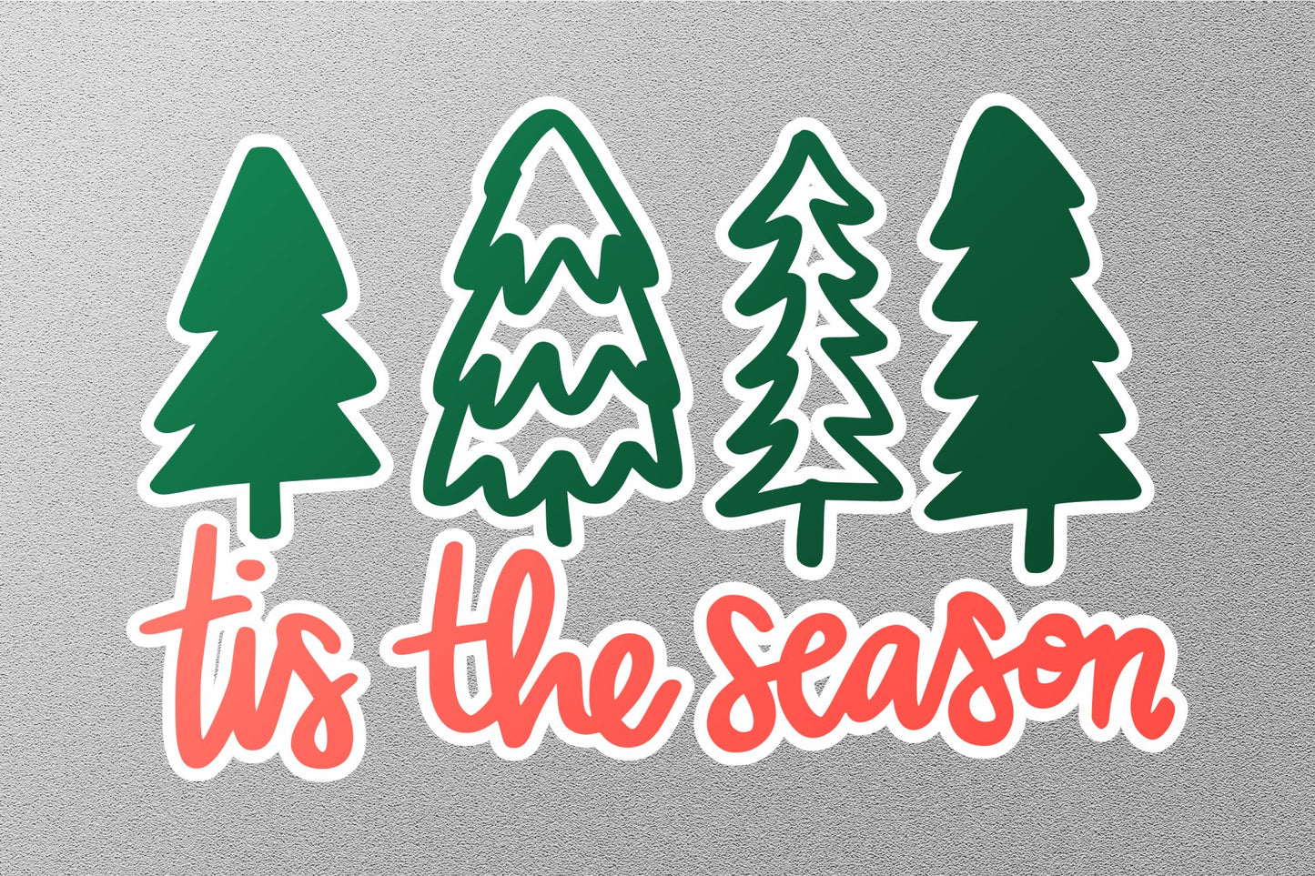 Tis The Season Christmas Sticker