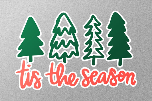 Tis The Season Christmas Sticker