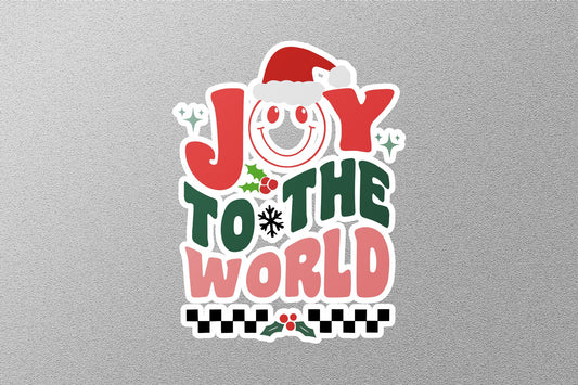 Joy to The World Christmas Sticker