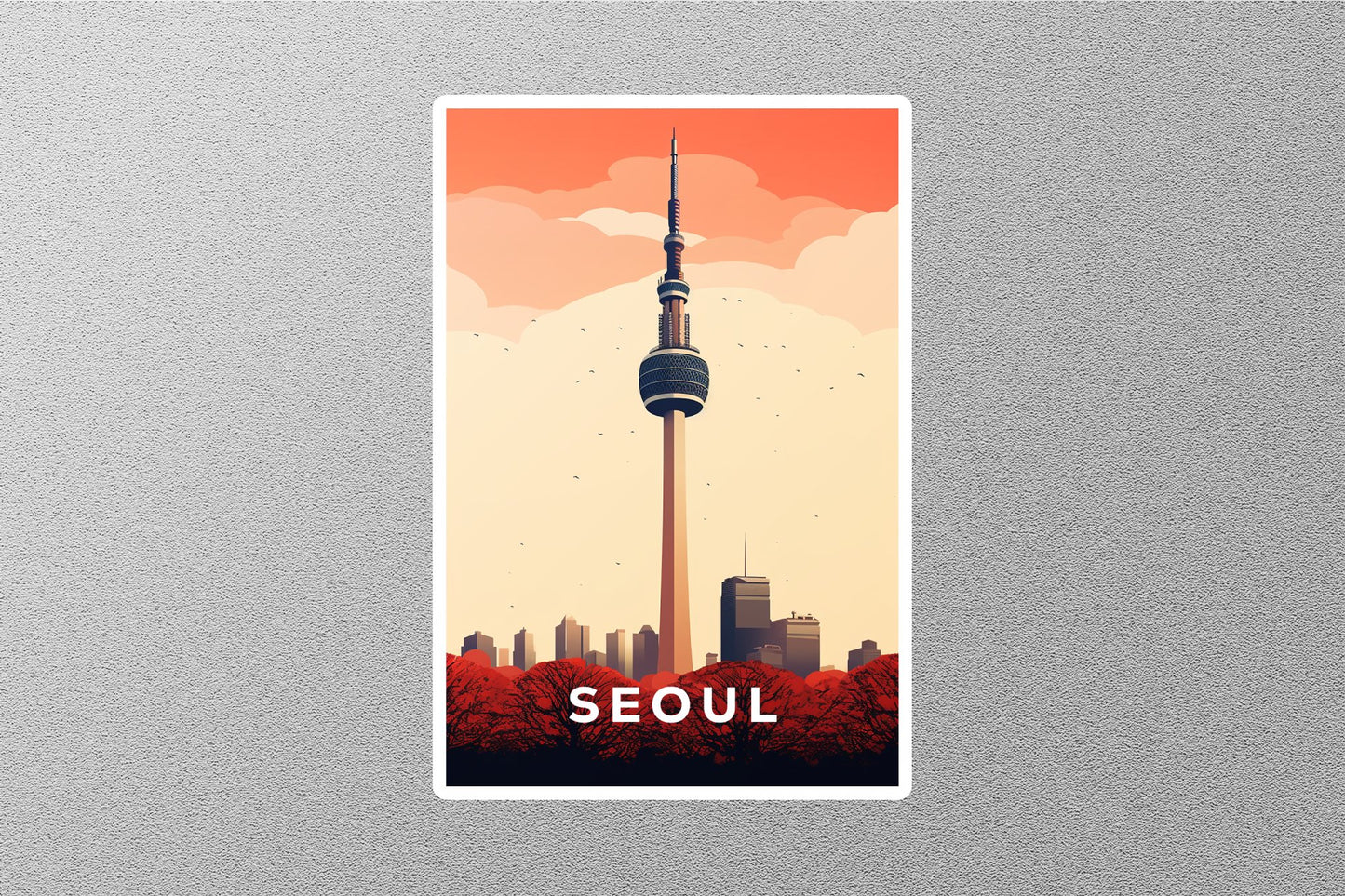 Wholesale Vintage Seoul 2 Travel Sticker