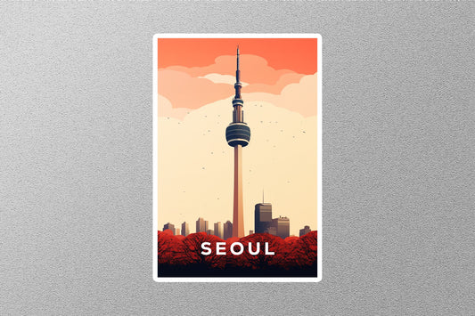 Wholesale Vintage Seoul 2 Travel Sticker
