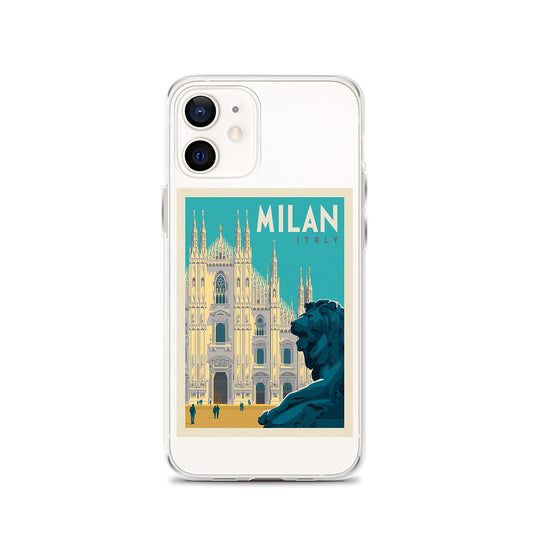 Milan iPhone Case, Clear Italy iPhone Case