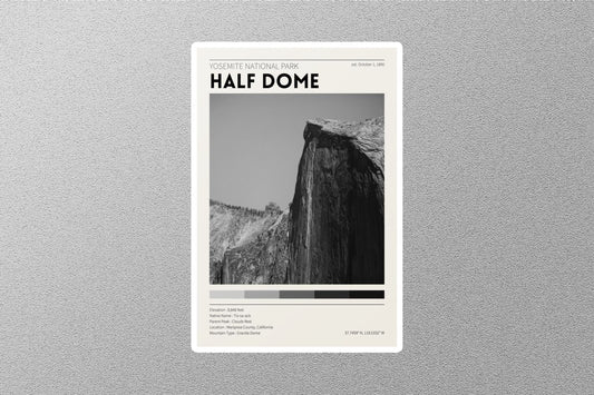 Half Dome Travel Sticker