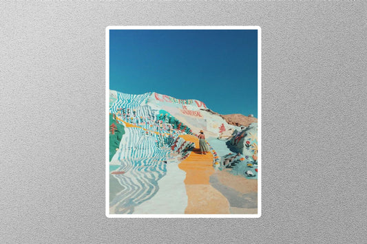 Salvation Mountain Travel Sticker