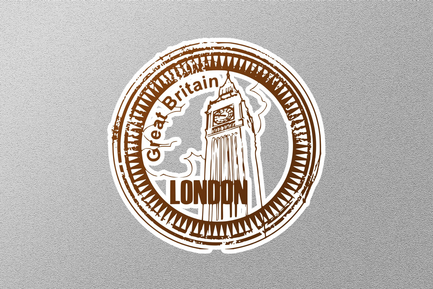 Wholesale Great Britain Travel Stamp Sticker