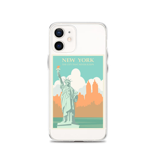 New York iPhone Case, Clear New York iPhone Case