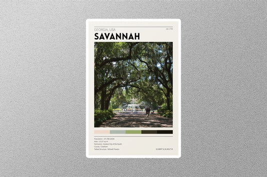 Savannah Travel Sticker