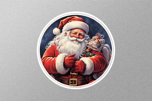 Wholesale Merry Christmas Santa Claus Christmas Sticker