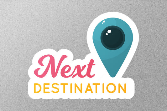 Wholesale Next Destination Travel Sticker