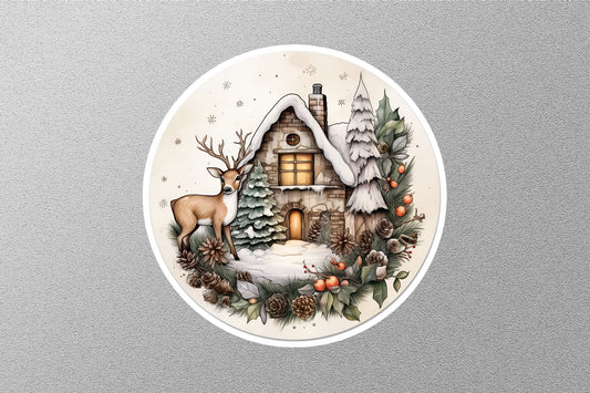 Wholesale Leaves Round Rug  Christmas Sticker