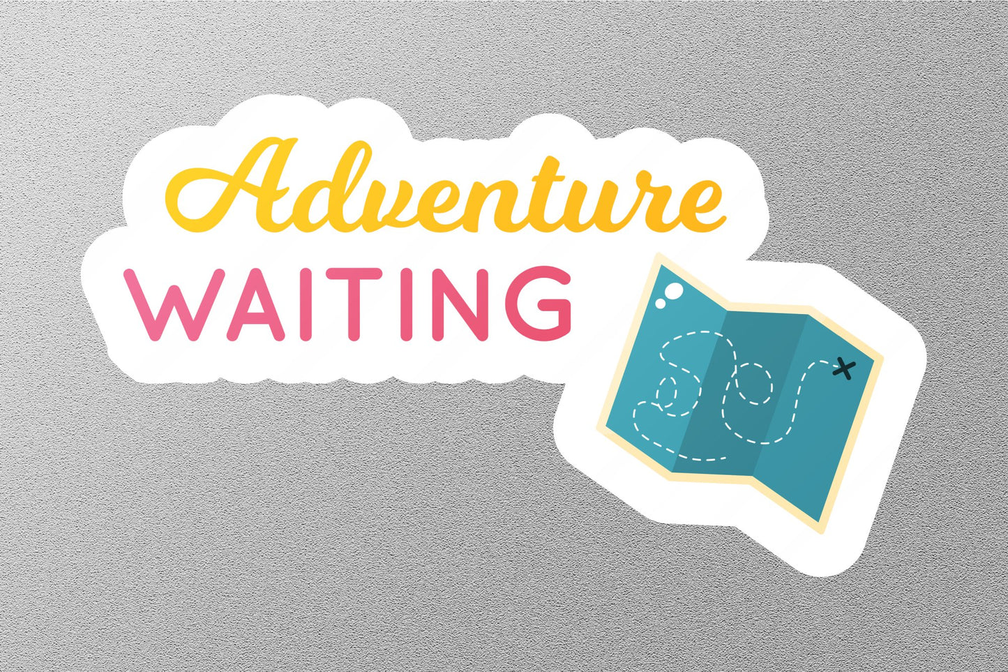 Wholesale Adventure Waiting Travel Sticker