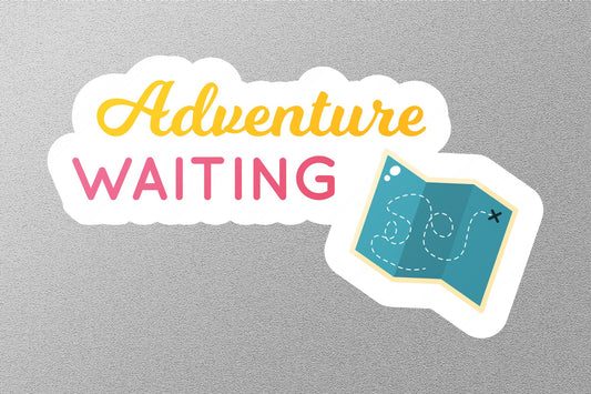 Wholesale Adventure Waiting Travel Sticker