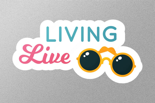 Wholesale Living Live Travel Sticker