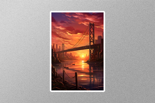 Wholesale Philadelphia Bridge Travel Sticker