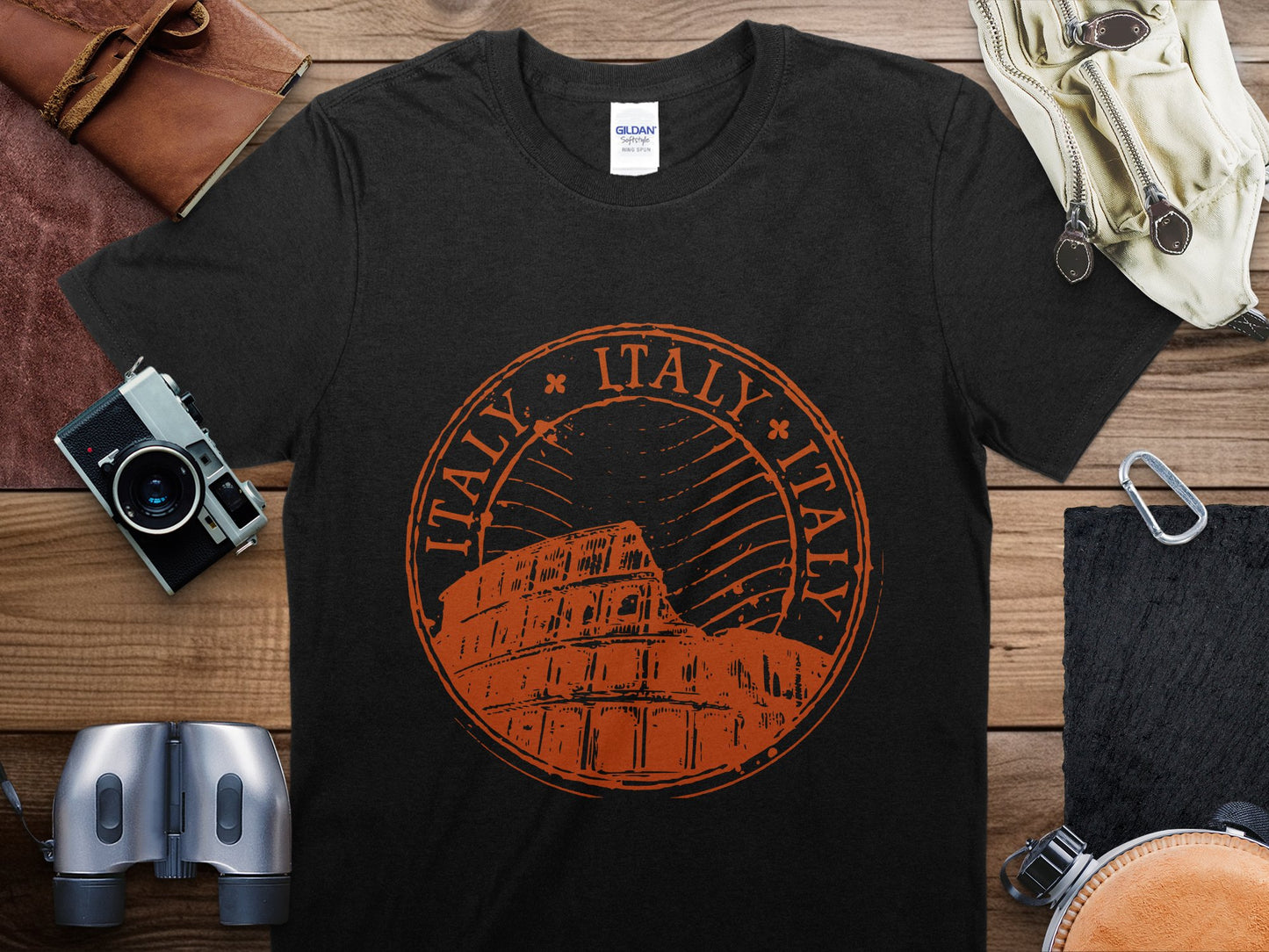 Italy Stamp Travel T-Shirt, Italy Travel Shirt