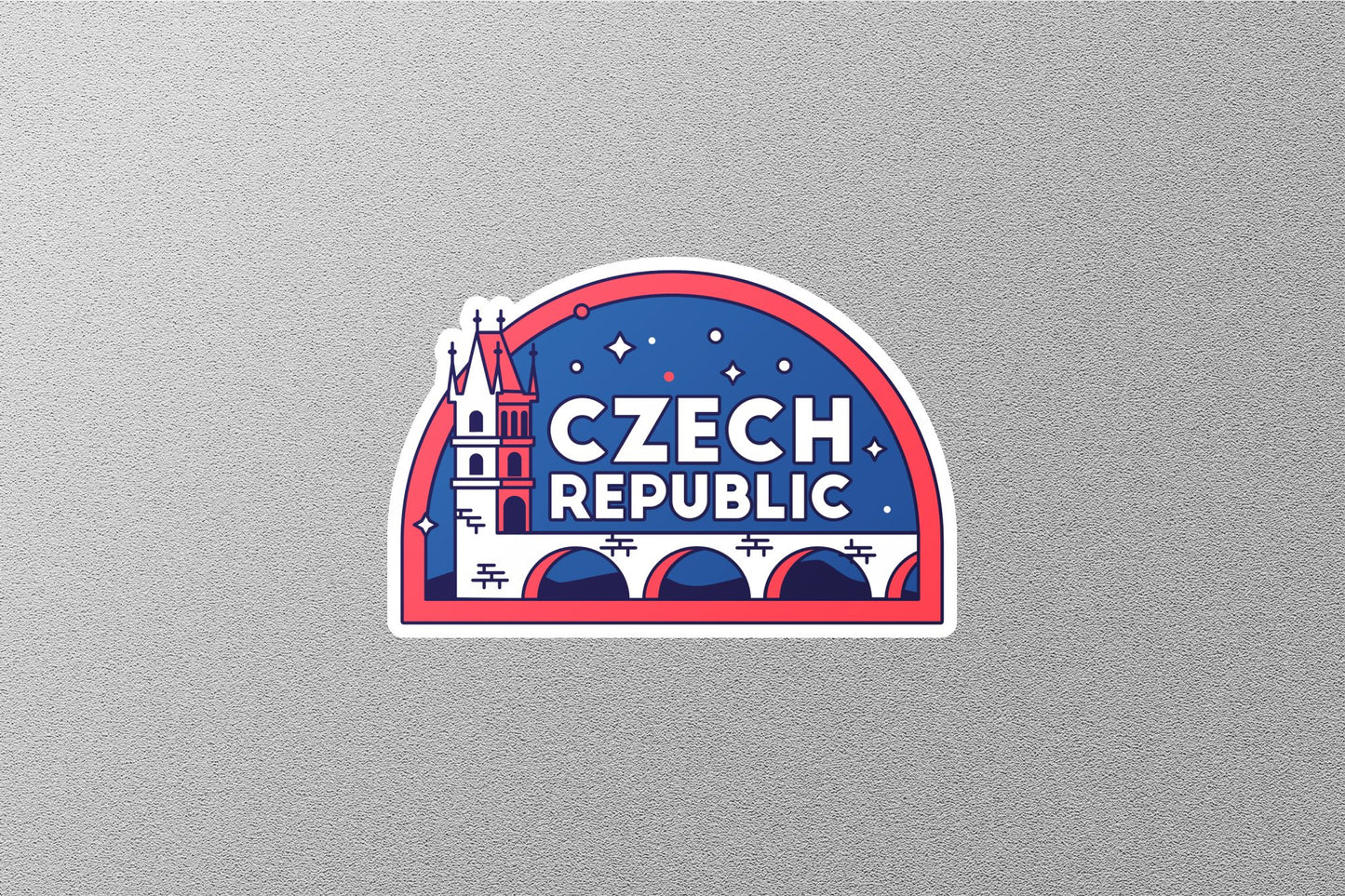 Wholesale Czech Republic Travel Sticker