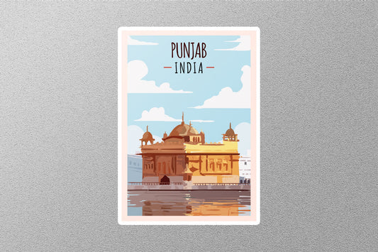 Wholesale Vintage Punjab India Travel Stickers