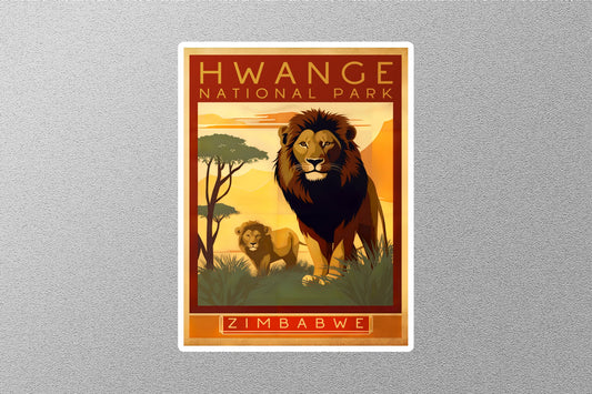 Wholesale Vintage Zimbabwe Travel Stickers