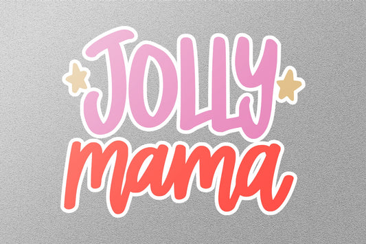 Jolly Mama Christmas Sticker