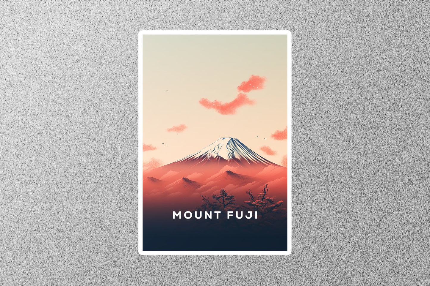 Wholesale Vintage Mount Fuji Travel Sticker