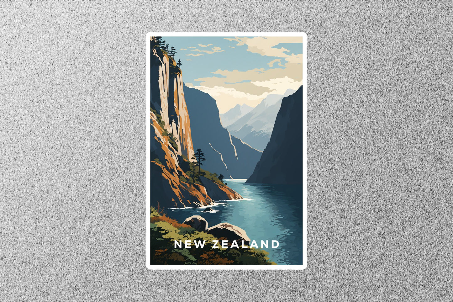 Wholesale Vintage New Zealand Travel Sticker