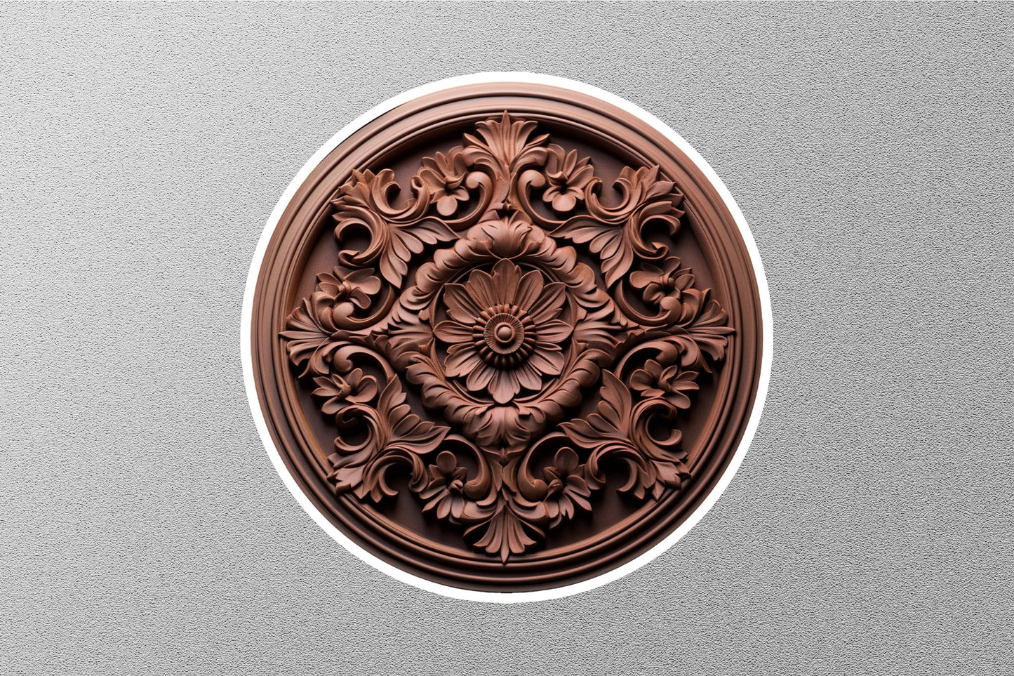 Ekena Millwork  Damon Ceiling Medallion Winter Holiday Sticker