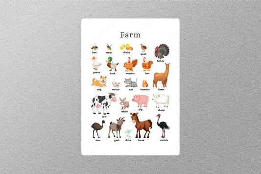 Farm Education Sticker
