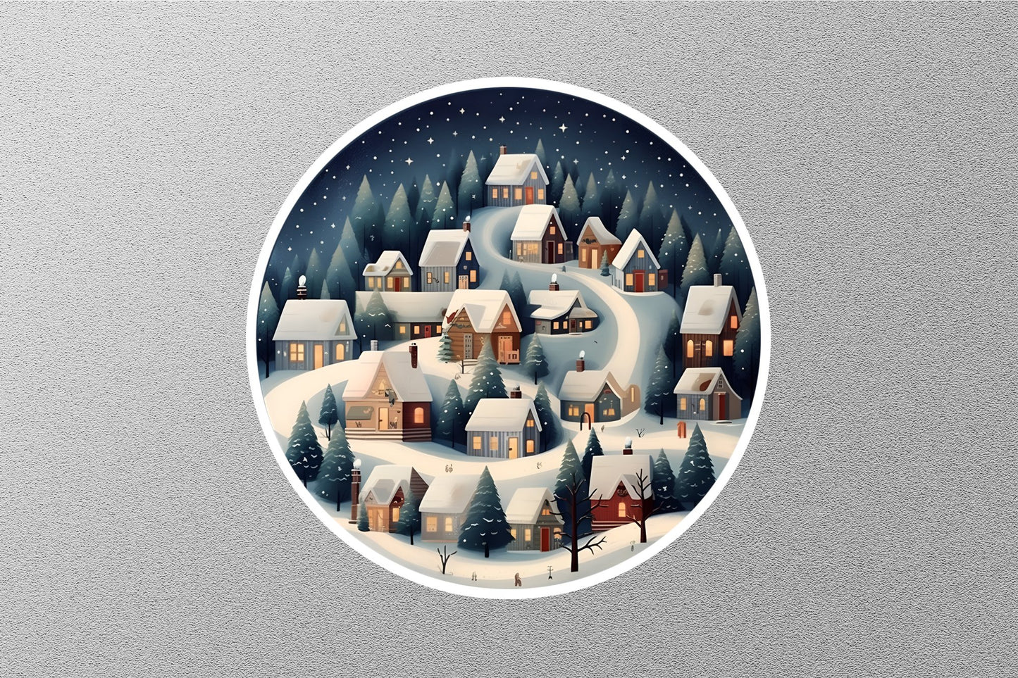Wholesale Stunning Snowy Christmas Sticker