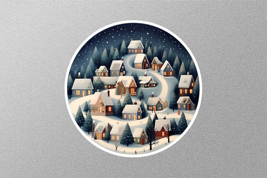 Wholesale Stunning Snowy Christmas Sticker
