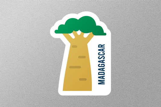 Wholesale Madagascar Travel Sticker