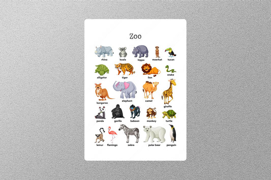 Zoo Education Sticker