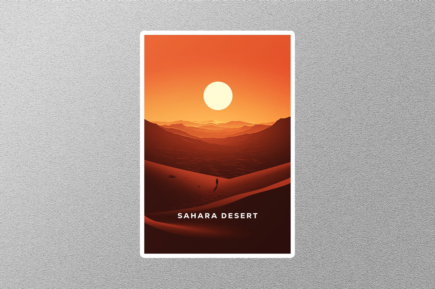 Wholesale Vintage Sahara Desert Travel Sticker