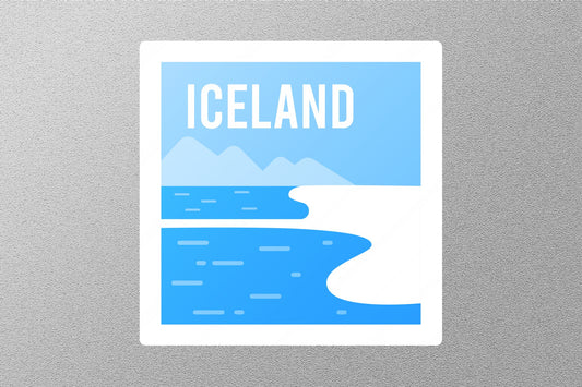 Wholesale Iceland Travel Sticker