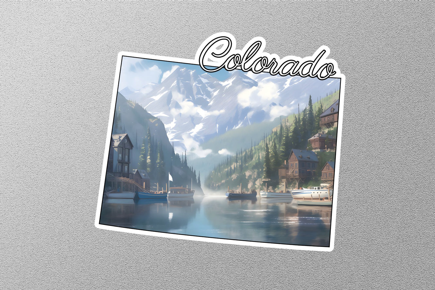 Wholesale Colorado Map State Sticker