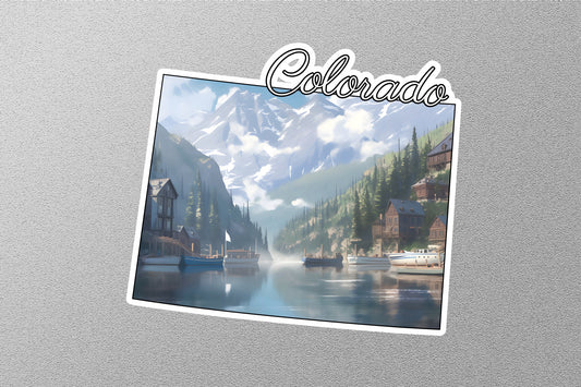 Wholesale Colorado Map State Sticker