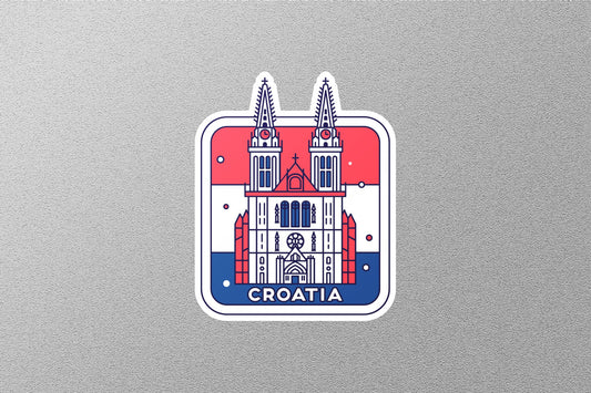 Wholesale Croatia Travel Sticker