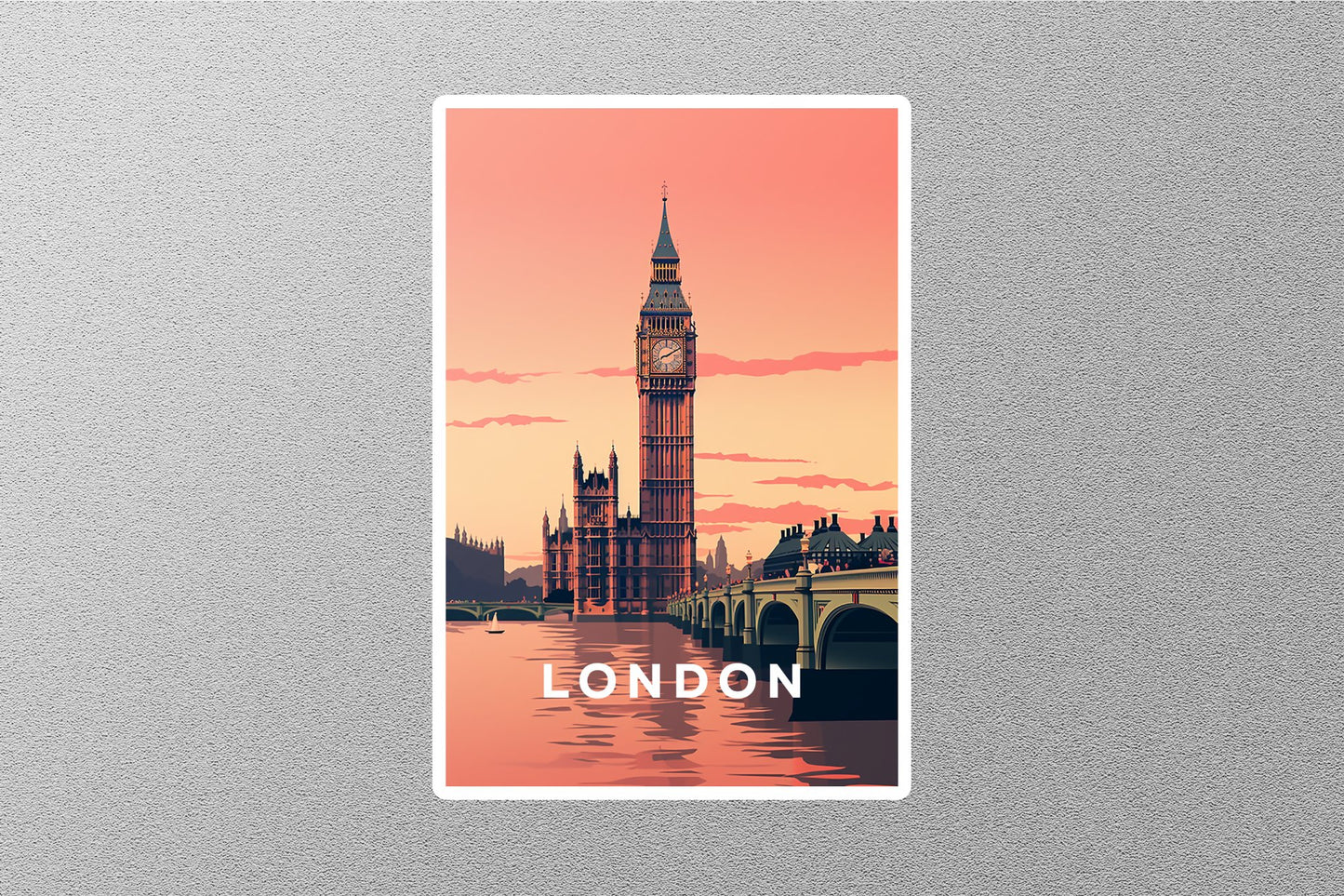 Wholesale Vintage London 2 Travel Sticker