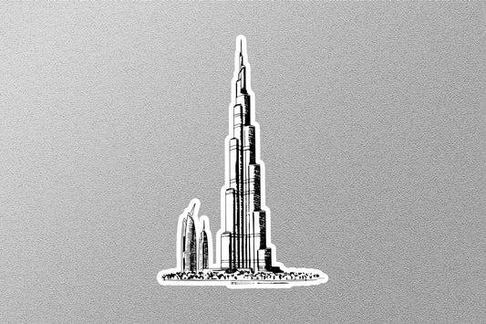 Wholesale Burj Khalifa Travel Sticker