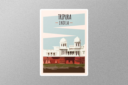 Wholesale Vintage Tripura India Travel Stickers