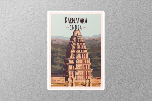 Wholesale Vintage Karnataka India Travel Stickers