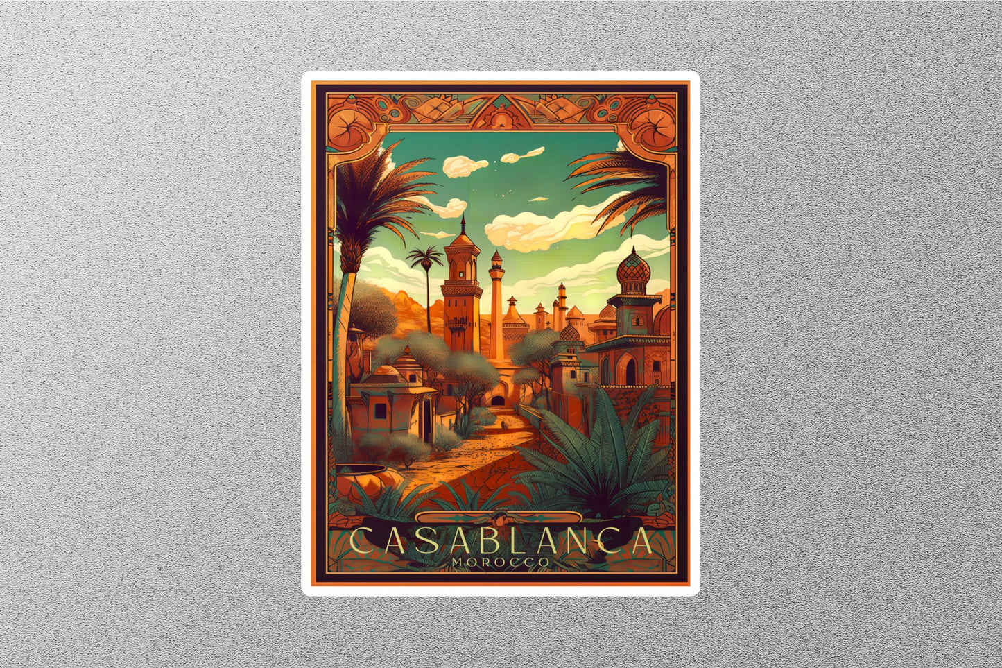 Wholesale Vintage Morocco Travel Stickers